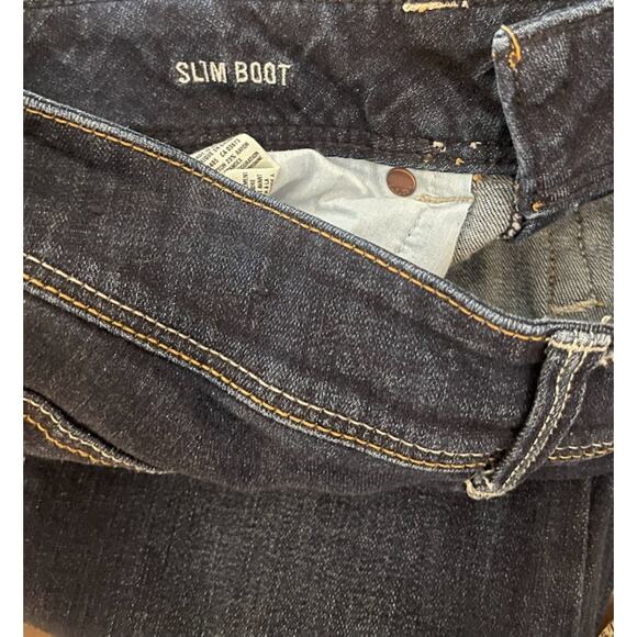 American Eagle Women's Stretch Slim Boot Jeans Size 6 - Picture 6 of 7